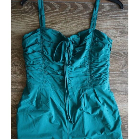 Athleta x Alicia Keys Women's Sz 8 Emerald Green Enlighten Up Jumpsuit - Picture 12 of 15